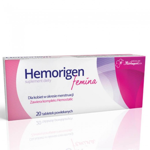 Hemorigen Femina, 20 tabletek