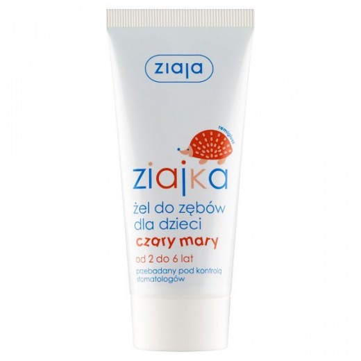 Ziajka, żel do zębów dla dzieci, czary mary, 2-6 lat, 50 ml