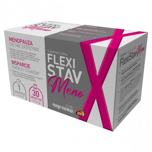 FlexiStav Meno, smak mango-marakuja, 30 saszetek