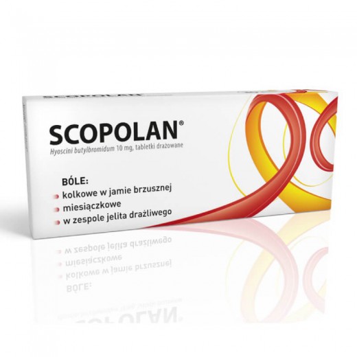 Scopolan 10mg, 30 tabletek drażowanych