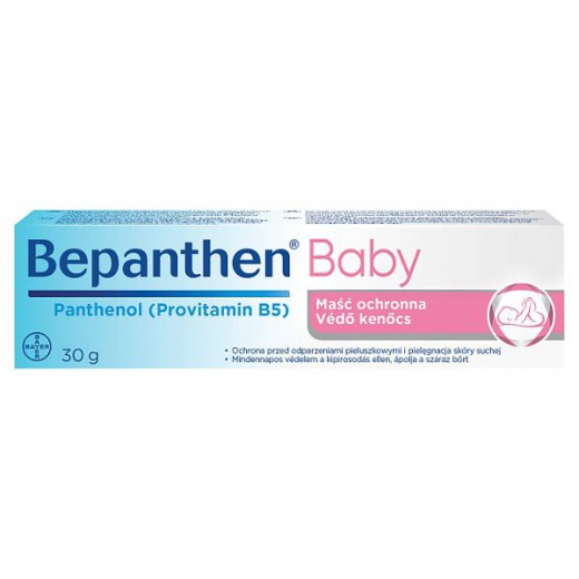 Bepanthen Baby, maść przeciw odparzeniom pieluszkowym dla niemowląt, 30 g