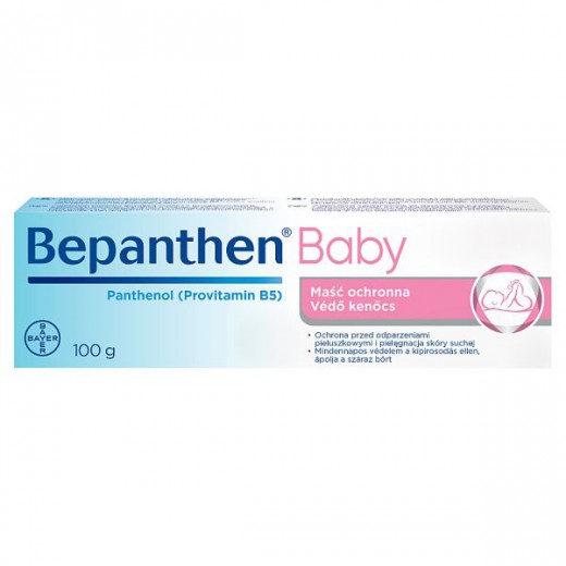 Bepanthen Baby, maść przeciw odparzeniom pieluszkowym dla niemowląt, 100 g