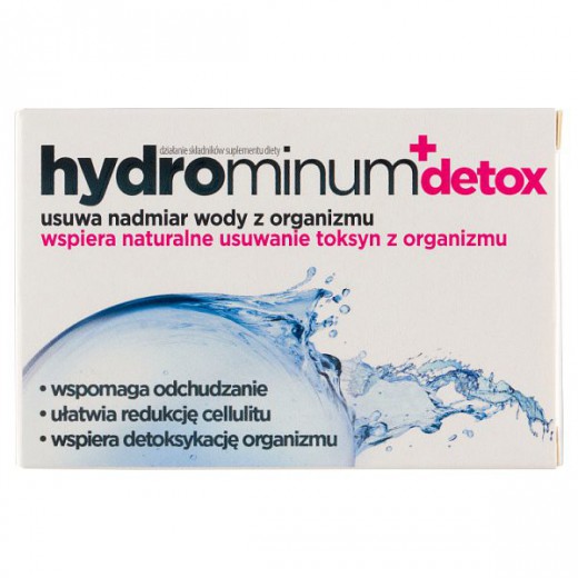 Hydrominum + Detox, 30 tabletek