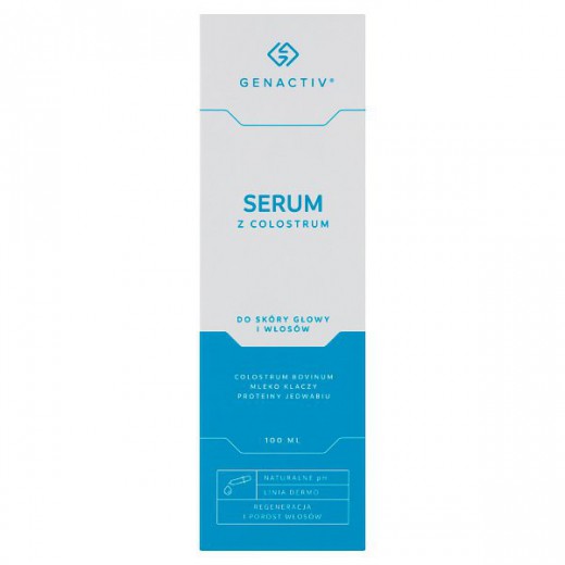 Genactiv, serum z colostrum do skóry głowy i włosów, 100 ml