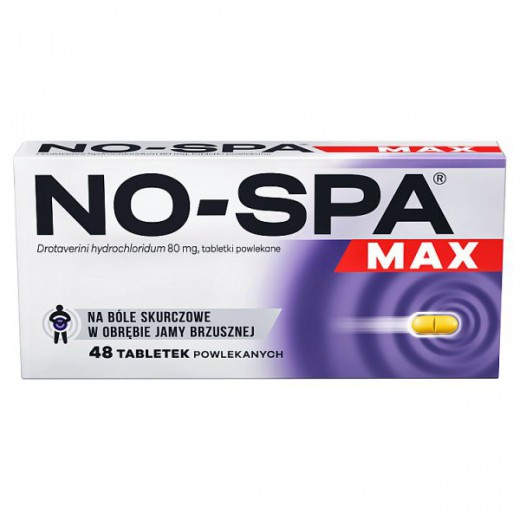 No-Spa Max 80 mg, 48 tabletek