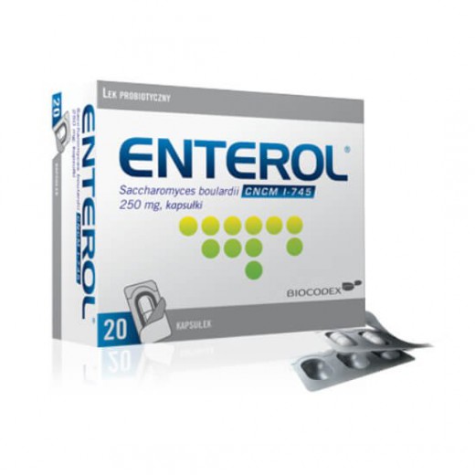 Enterol, 250 mg, 20 kapsułek