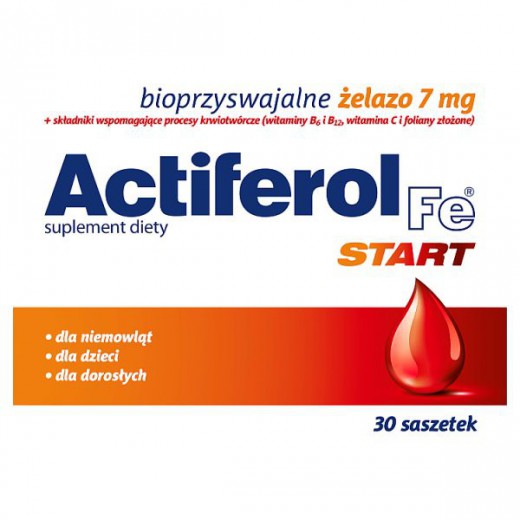 Actiferol Fe START, 7mg, 30 saszetek