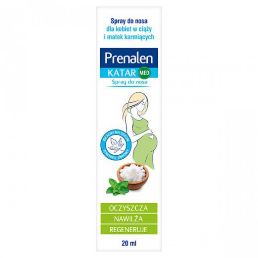 Prenalen Katar Med, spray do nosa dla kobiet w ciąży i matek karmiących, 20 ml