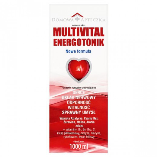 Multivital Energotonik, płyn, 1000 ml