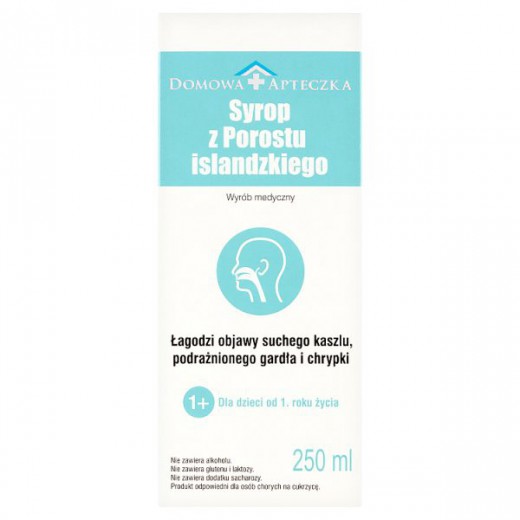 Syrop z Porostu Islandzkiego, od 1 roku życia, 250 ml