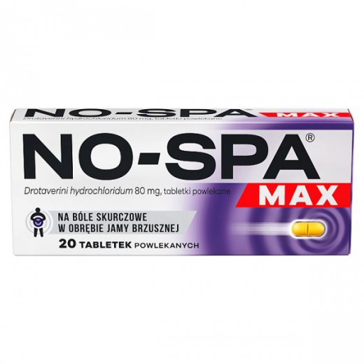No-Spa Max 80 mg, 20 tabletek