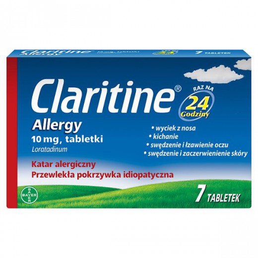 Claritine Allergy 10mg, 7 tabletek