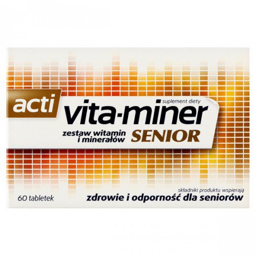 Acti Vita-miner Senior, 60 tabletek