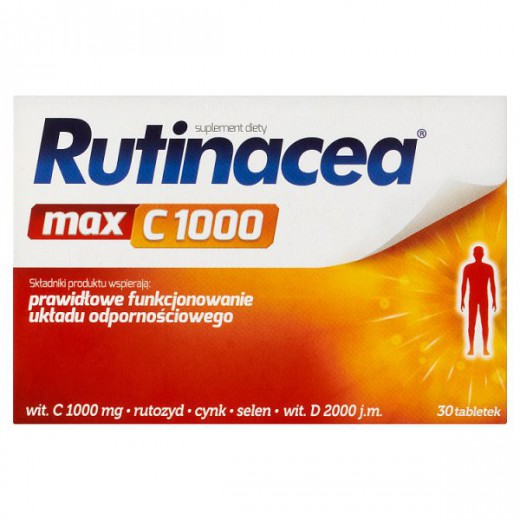 Rutinacea Max C 1000, 30 tabletek