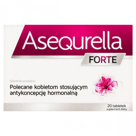 Asequrella Forte, 20 tabletek