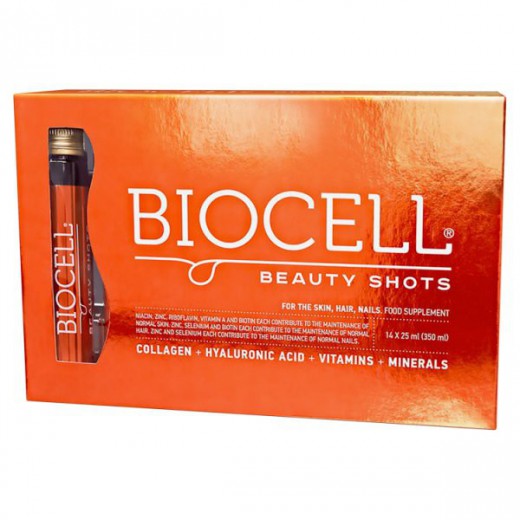 Biocell Beauty Shots, płyn, 14 x 25 ml