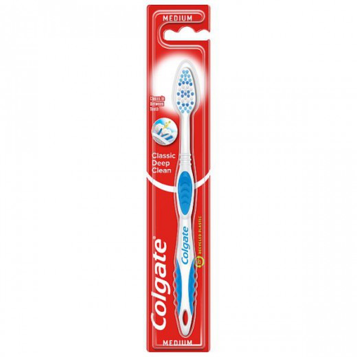 COLGATE, szczoteczka do zębów, Classic Deep Clean, Medium, 1 sztuka