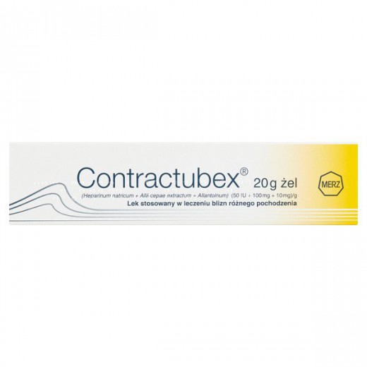 Contractubex (50 j.m. +100 mg + 10 mg)/ g, żel na blizny, 20 g