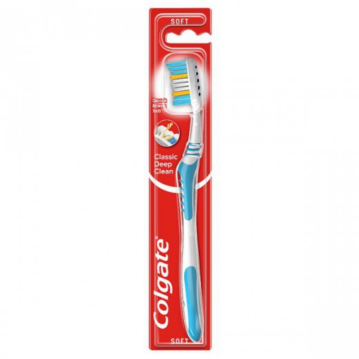 COLGATE, szczoteczka do zębów, Classic Deep Clean, Soft, 1 sztuka
