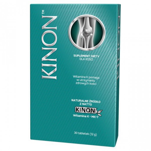 Kinon, witamina K2-MK7 z natto 75 μg, 30 tabletek
