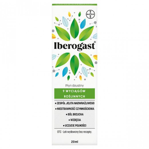 Iberogast, płyn doustny, 20 ml