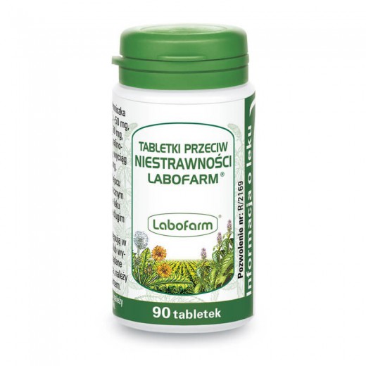 Tabletki przeciw niestrawności, Labofarm, 90 tabletek