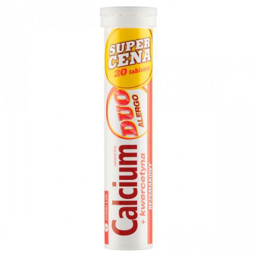 Calcium Duo Alergo,  tabletki musujące, 20 szt.