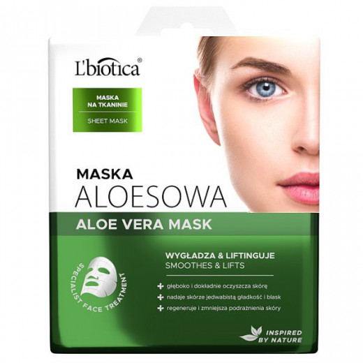 L'Biotica Home Spa, maska Aloesowa, 23ml