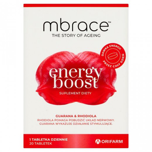 Mbrace Energy Boost, 20 tabletek