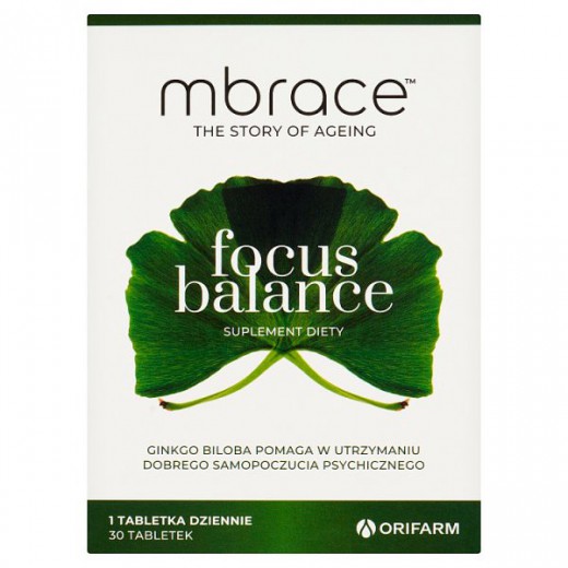 Mbrace Focus Balance, 30 tabletek