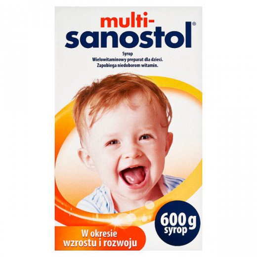 Multi-Sanostol, płyn dla dzieci powyżej 1 roku życia, 600g
