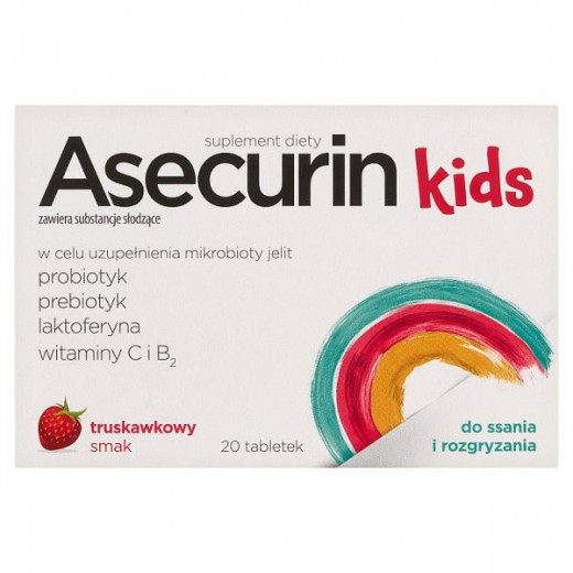 Asecurin Kids, 20 tabletek do ssania