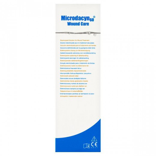 Microdacyn 60 Wound Care, elektrolizowany roztwór do leczenia ran 500ml