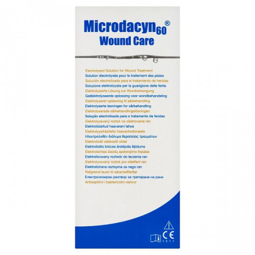 Microdacyn 60 Wound Care, elektrolizowany roztwór do leczenia ran 250ml