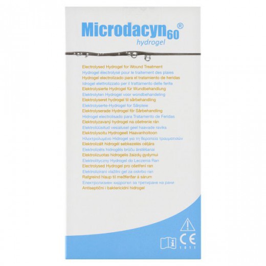 Microdacyn60 Hydrogel, żel do płukania i odkażania ran, 60 ml