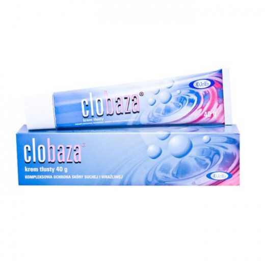 CLOBAZA, krem tłusty, 40g