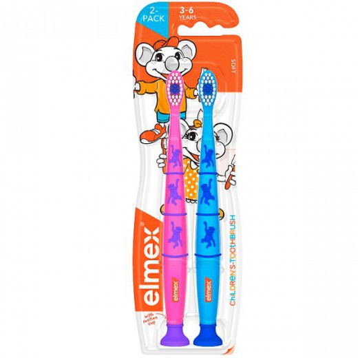 ELMEX szczoteczka dla dzieci, 3-6lat, 2-PACK