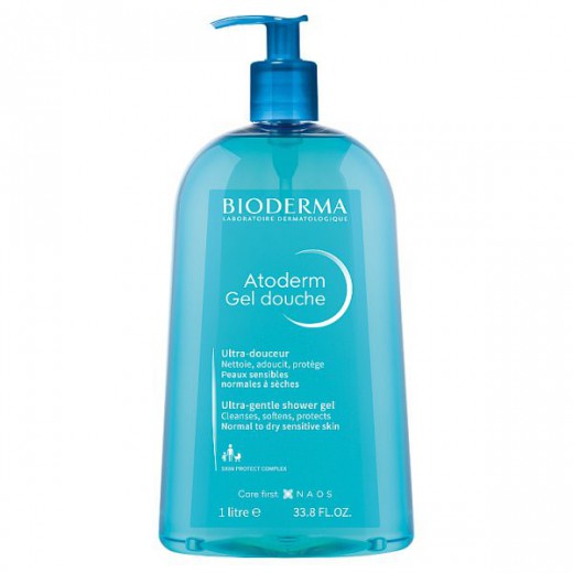 Bioderma Atoderm Gel Douche, żel pod prysznic i do kąpieli, 1 l