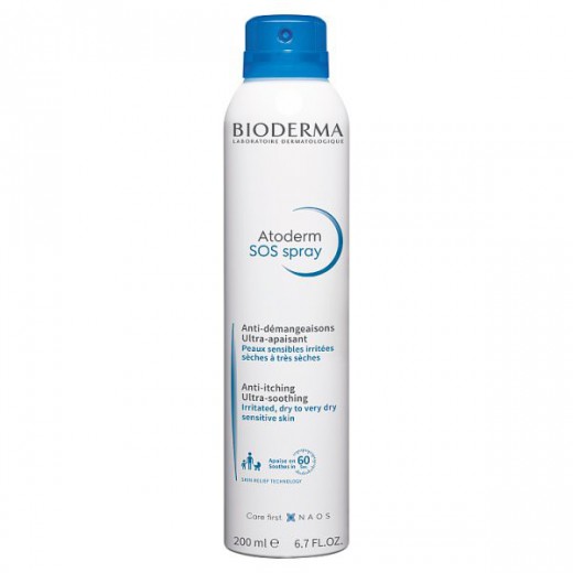 Bioderma Atoderm SOS, spray likwidujący swędzenie skóry, 200 ml