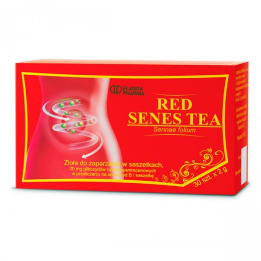 Red Senes Tea 20 mg, zioła do zaparzania, 2 g x 30 saszetek
