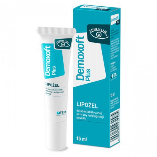 Demoxoft Plus, lipożel do specjalistycznej ochrony i pielęgnacji powiek, 15ml