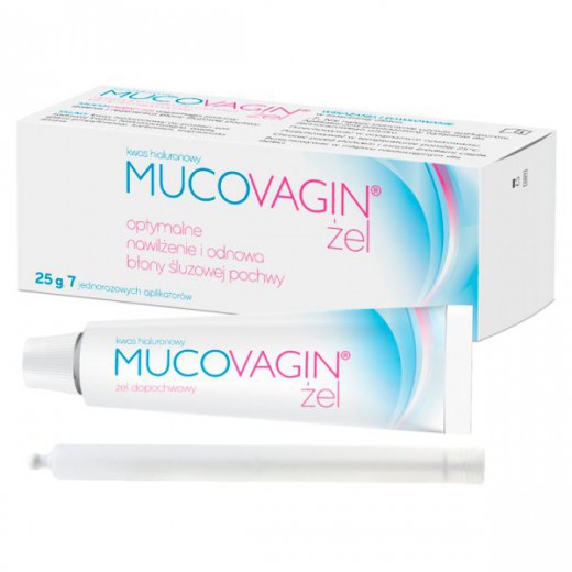 Mucovagin, żel dopochwowy, 25g + 7 aplikatorów