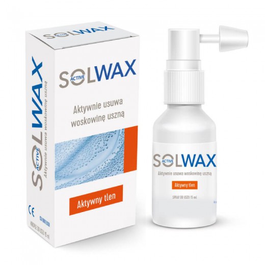 Solwax Active, spray do uszu, 15ml
