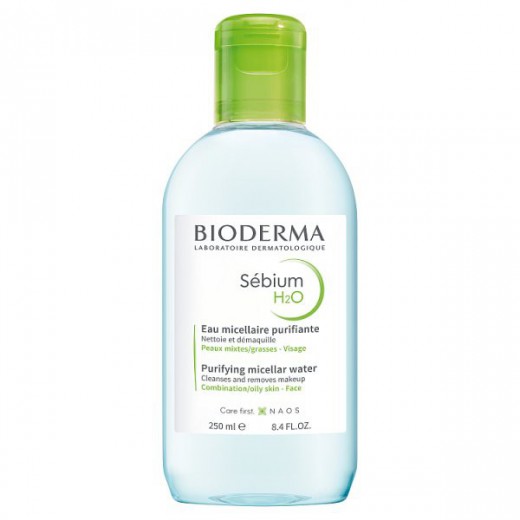 Bioderma Sebium H2O, płyn micelarny do skóry tłustej, mieszanej, trądzikowej, 250 ml