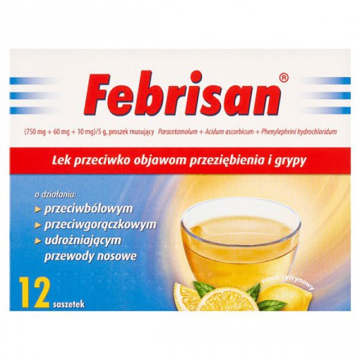 Febrisan, 12 saszetek