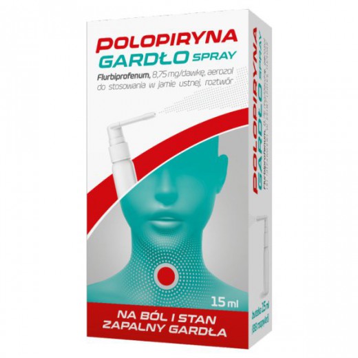 Polopiryna Gardło, spray, 15 ml