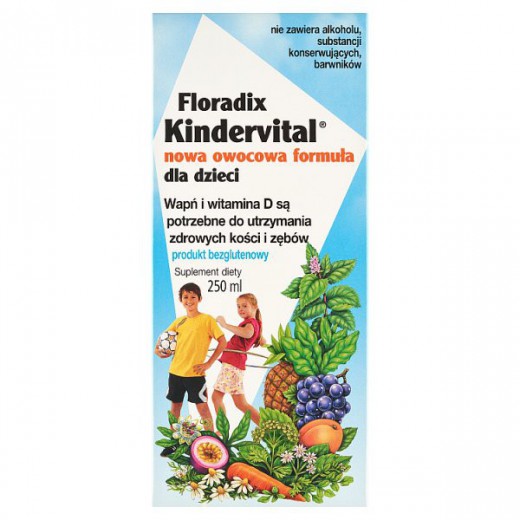 Floradix Kindervital dla dzieci, 250 ml