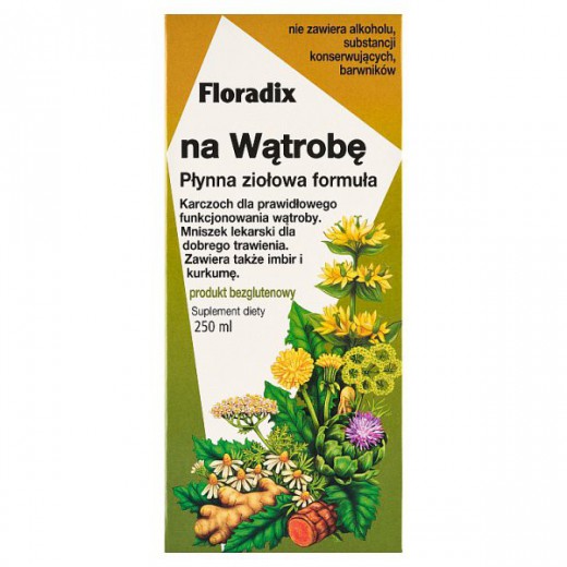 Floradix Na Wątrobę, 250ml
