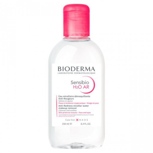 Bioderma Sensibio H2O AR, płyn micelarny do skóry z problemami naczynkowymi, 250 ml