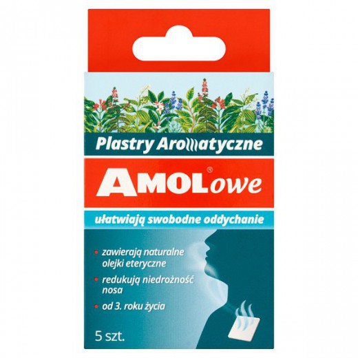 Amolowe Plastry aromatyczne, 5 sztuk